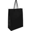 Klika -  Tas | Papier | met koord | 22x 10x29cm | draagtas | zwart | 100 stuks