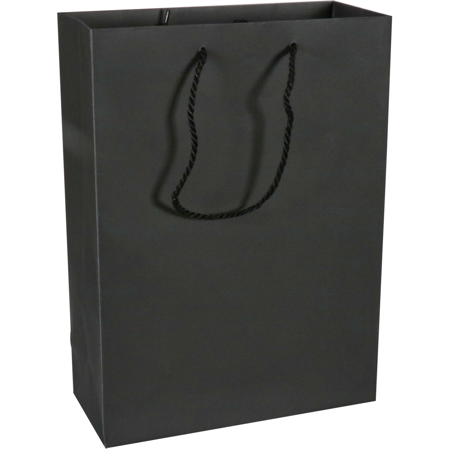 Klika -  Tas | Papier | met koord | 27x 12x37cm | draagtas | zwart/wit | 100 stuks