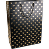 Klika -  Tas | Love | Papier | 30x 12x42cm | draagtas | zwart/goud | 40 stuks
