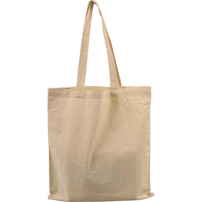 Klika - Tas | Baumwolle | Wiederverwendbar | 38x42cm | Üppiger Tasche | Beige | 25 Stücke