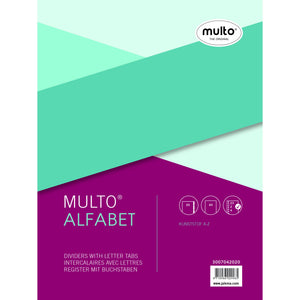 Multo -  Tabbladen  a4 23r pp a z grijs