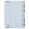 Esselte -  Tabbaden  premium a4 12dlg karton 23r ass | 25 stuks