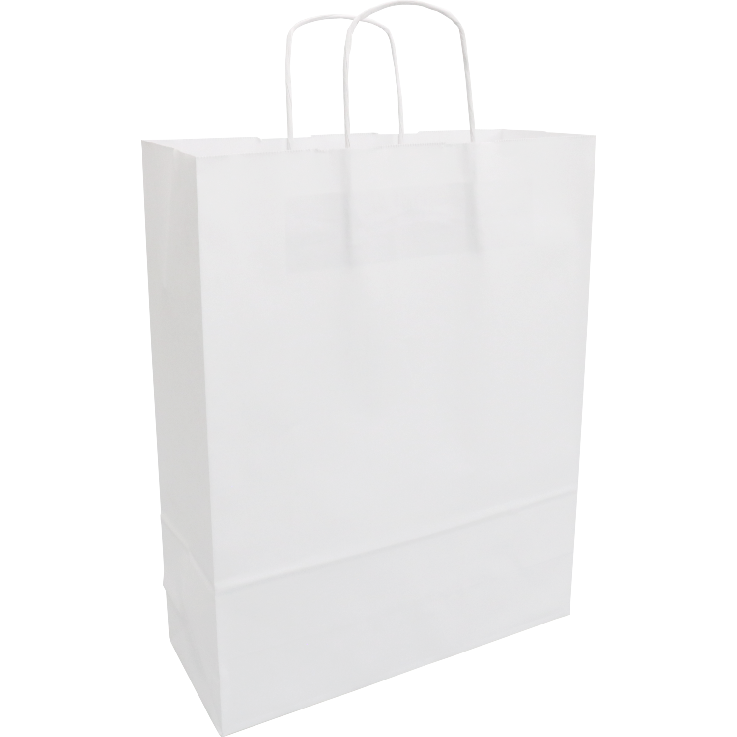 Klika - Sac à cordon en papier 32x12x41cm 50 pcs blanc | 2 pièces