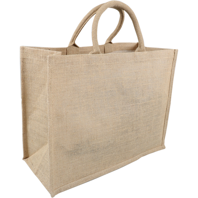 Klika - Tas | Jute | landscape | reusable | 43x 20x34cm | draagtas | bruin | 10 stuks