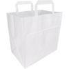 Klika - Sac | Papier | poignée plate | 26x 17x25cm | sac fourre-tout | blanc | 400 pièces