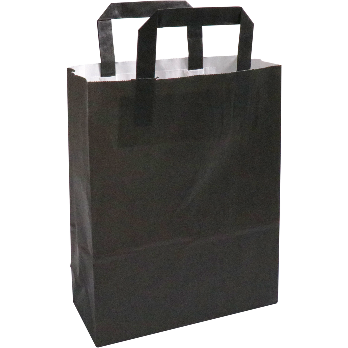 Klika -  Tas | Papier | platte handgreep | 22x 10x28cm | draagtas | zwart | 250 stuks