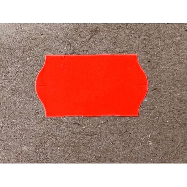 Klika - Etiquette 2212 vague fl.rouge perm 63 000 2 pièces