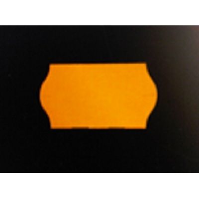 Klika - Étiquette 2212 vague fl. permanente orange 63 000 2 pièces