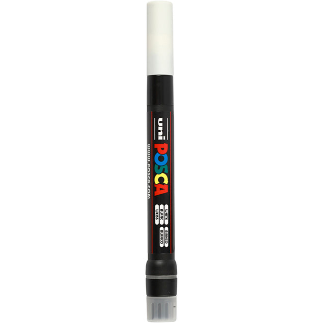 Posca - Marqueur Uni PCF350 Pinceau 1-10mm blanc