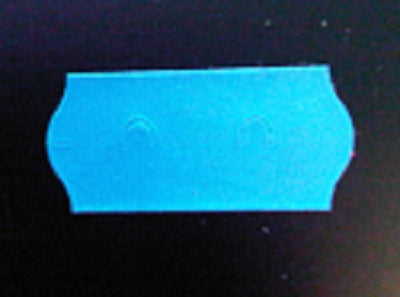 Klika - Etiquette 2612 amovible bleue 54 000