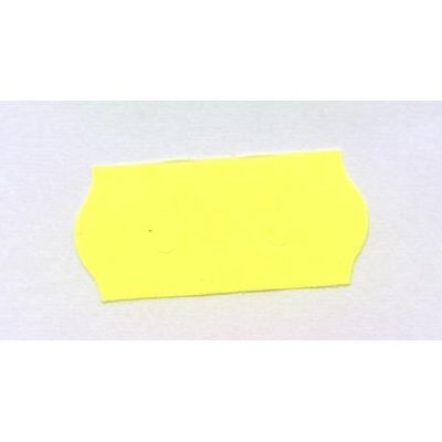 Klika - Etiquette 2612 jaune fluor permanent Tovel 3 pièces