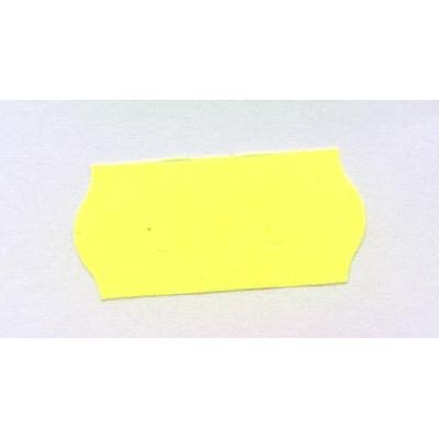 Klika - Etiket 2612 fluor geel permanent Tovel - 3 stuks