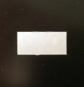 Klika - Etiket 2612 rectangle blanc dim.2fente 54
