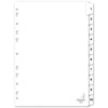 Kangaro - Onglets 4 trous PK410C 1-10 carton blanc numéroté | 20 pièces