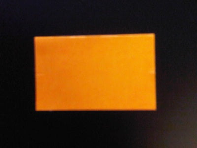 Klika - Etiquette 2616 fluo-orange permanente droite 36 000 2 pièces