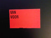 Klika -  Etiket 2616 recht fl.rood Van Voor semi