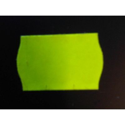 Klika - Etiquette 2516 fl.jaune perm 2sl vague 39 600 2 pièces
