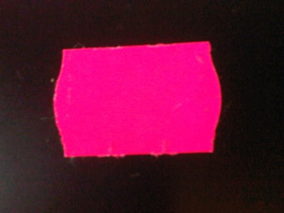 Klika - Etiquette 2616 vague rose fluo permanente 39 600 2 pièces