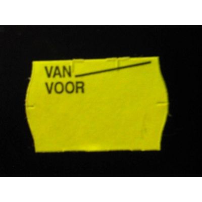 Klika - Etiquette 2516 fl.jaune perm A partir de Pour 39.6002 pièces