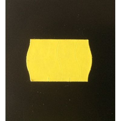 Klika -  Etiket 2516 golf geel perm zekerstanzing 3 stuks