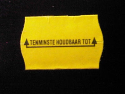 Klika -  Etiket 2516 geel perm 2slit Tenminste ho