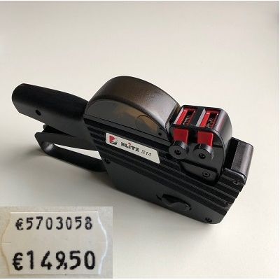 Klika -  Prijstang BLITZ S14 2 regels 8+6