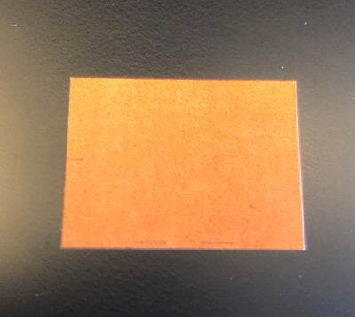 Klika -  Etiket 2619 oranje permanent rechthoek