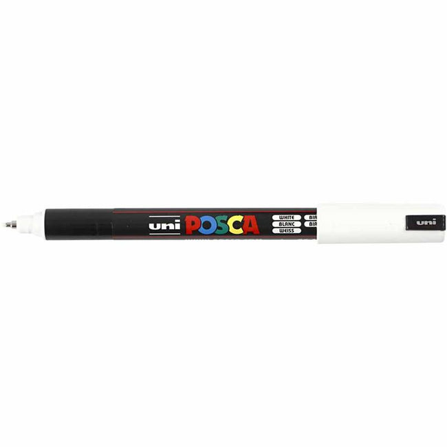 Posca - Marqueur Uni PC1MR extra fin blanc