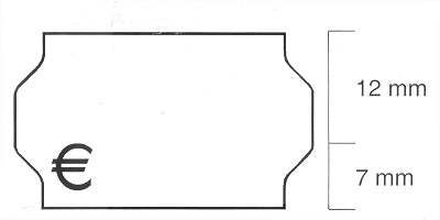Klika -  Etiket 3219 wit afneembaar 30.000