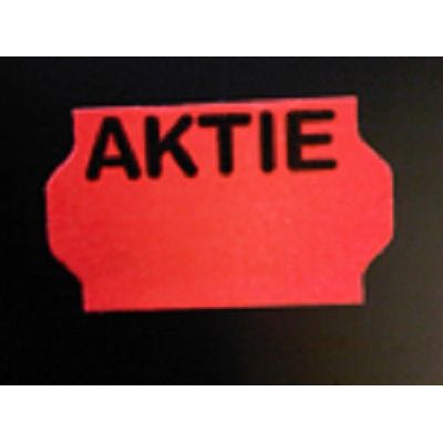 Klika - Etiket 3219 fluor rood AKTIE