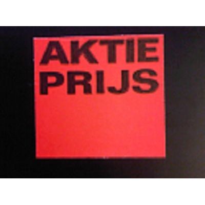 Klika - Label 2928 FL.ROOD PERM AKTIE Price - 3 pièces