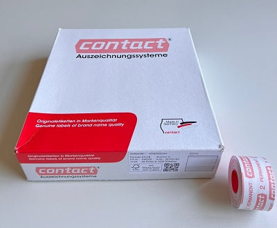 Klika - Etiquette 3719 blanc perm 2 fente droite 28 000