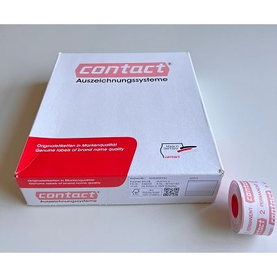 Klika - Label 3719 weiße Dauerwelle 2 Schlitze gerade 28.000