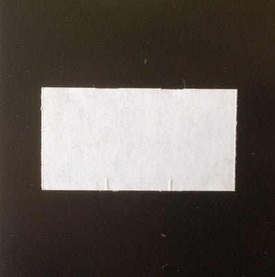 Klika -  Etiket 3719 wit afn 2slit recht 25.000