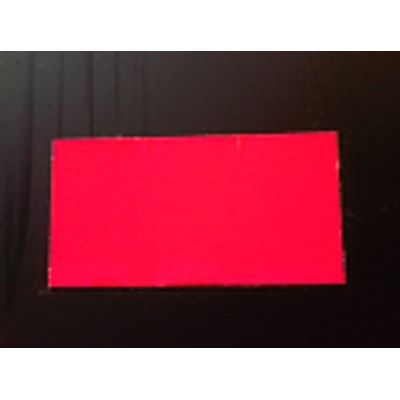 Klika - Etiquette 3719 rouge fluo permanent 25 000