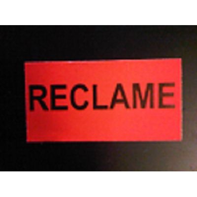 Klika - Etikett 3719 Fluorrot WERBUNG