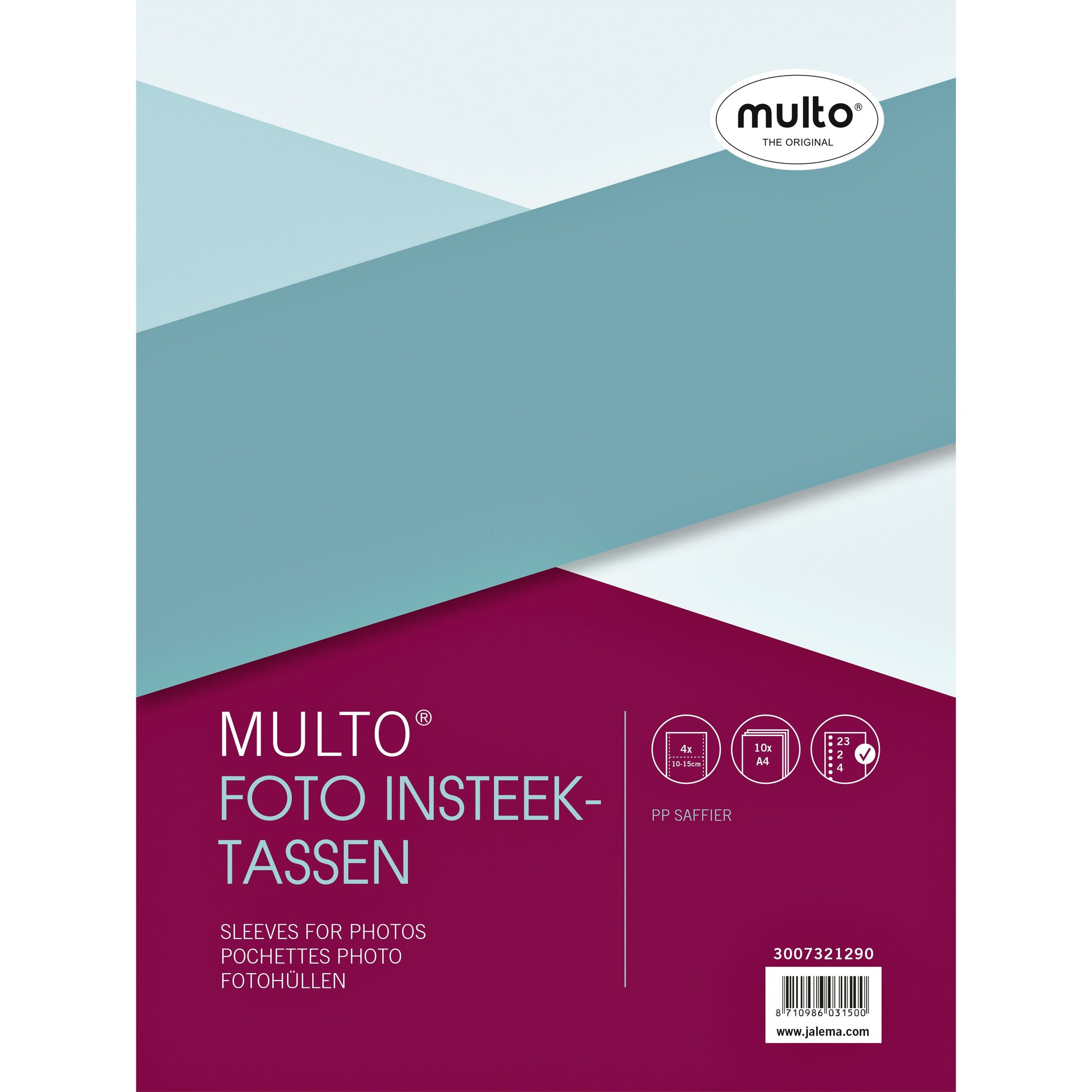Multo -  Fototas  a4 23r 10x15cm pp 4vak tr 10st | 10 stuks