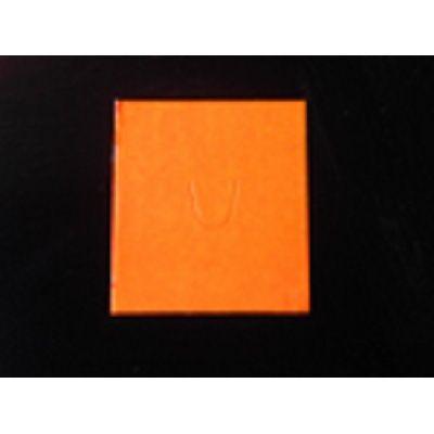 Klika -  Etiket 16x18mm fl.oranje perm 60rol
