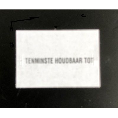 Klika - Etiquette 16x23mm Au moins durée de conservation t