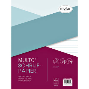 Multo -  Interieur  23g lijn+voorlijn 80gr 100vel