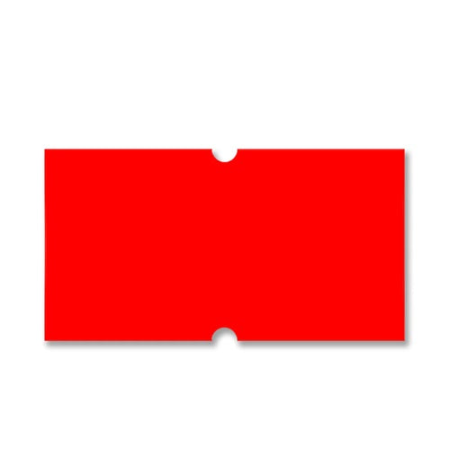 Klika -  Etiket 2112 fl.rood perm gat 50.000Hallo 3 stuks