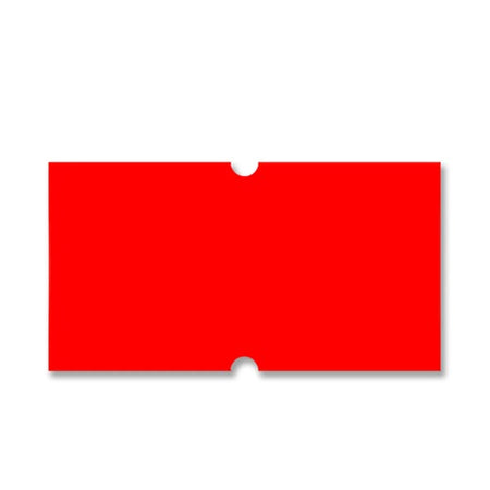 Klika -  Etiket 2112 fl.rood perm gat 50.000Hallo 3 stuks