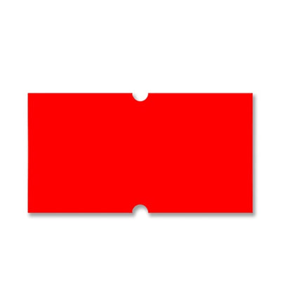 Klika -  Etiket 2112 fl.rood perm gat 50.000Hallo 3 stuks