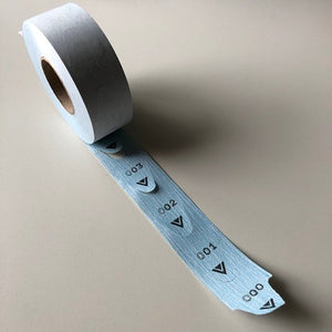 Klika - Sequenznummernrolle blau 2000 Stück pro Rolle 30 Stück