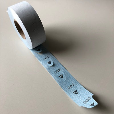 Klika - Rouleau de numéros de séquence bleu 2000 pièces par rouleau