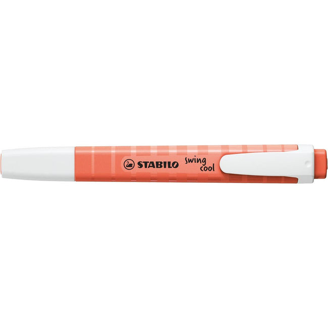 STABILO - swing cool markeerstift, mellow coral red