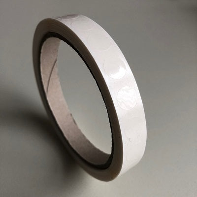 Klika -  Etiket 10 mm rond transparant 5000 stuks