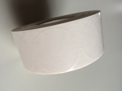 Klika -  Etiket 35 mm rond transparant 1000 stuks