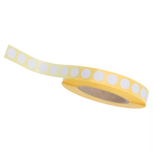 Klika -  Etiket 12 mm rond wit 1000 rol