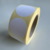 Klika - Etiquette 75 mm ronde blanche 500 rouleau